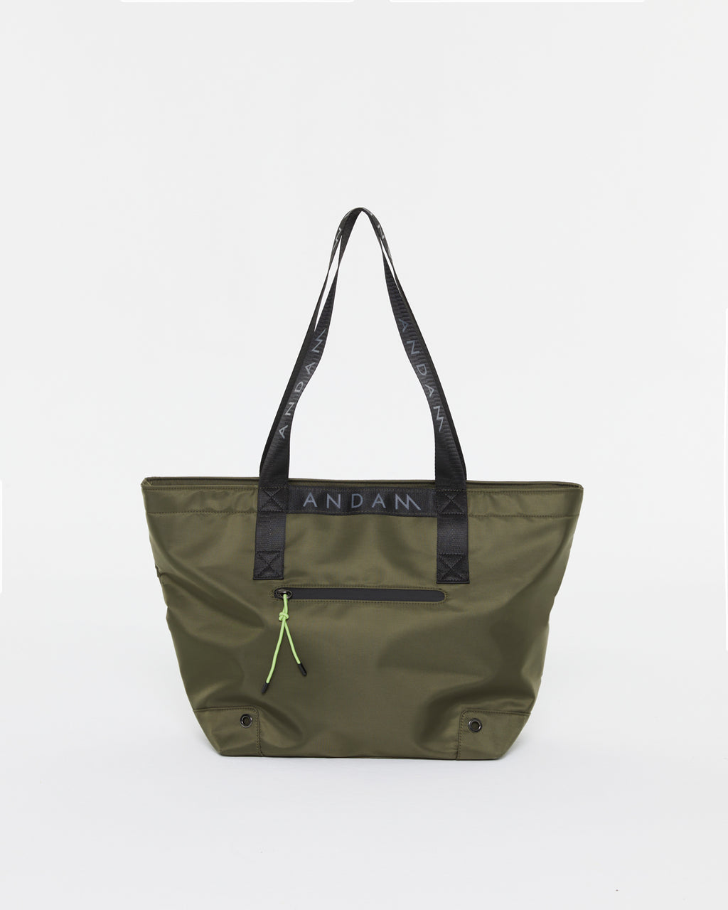 Bolso capazo de mujer de lona con cremallera