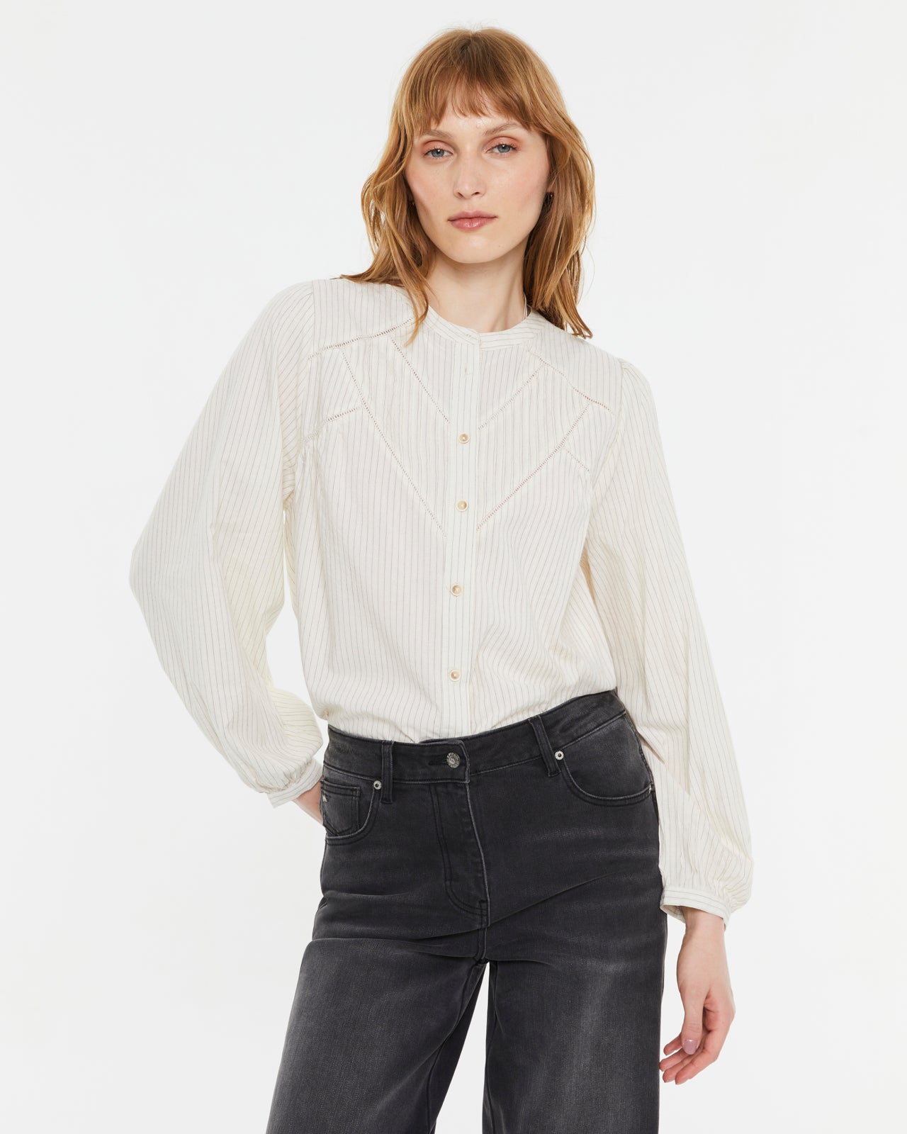 Camisa de mujer estampado de rayas