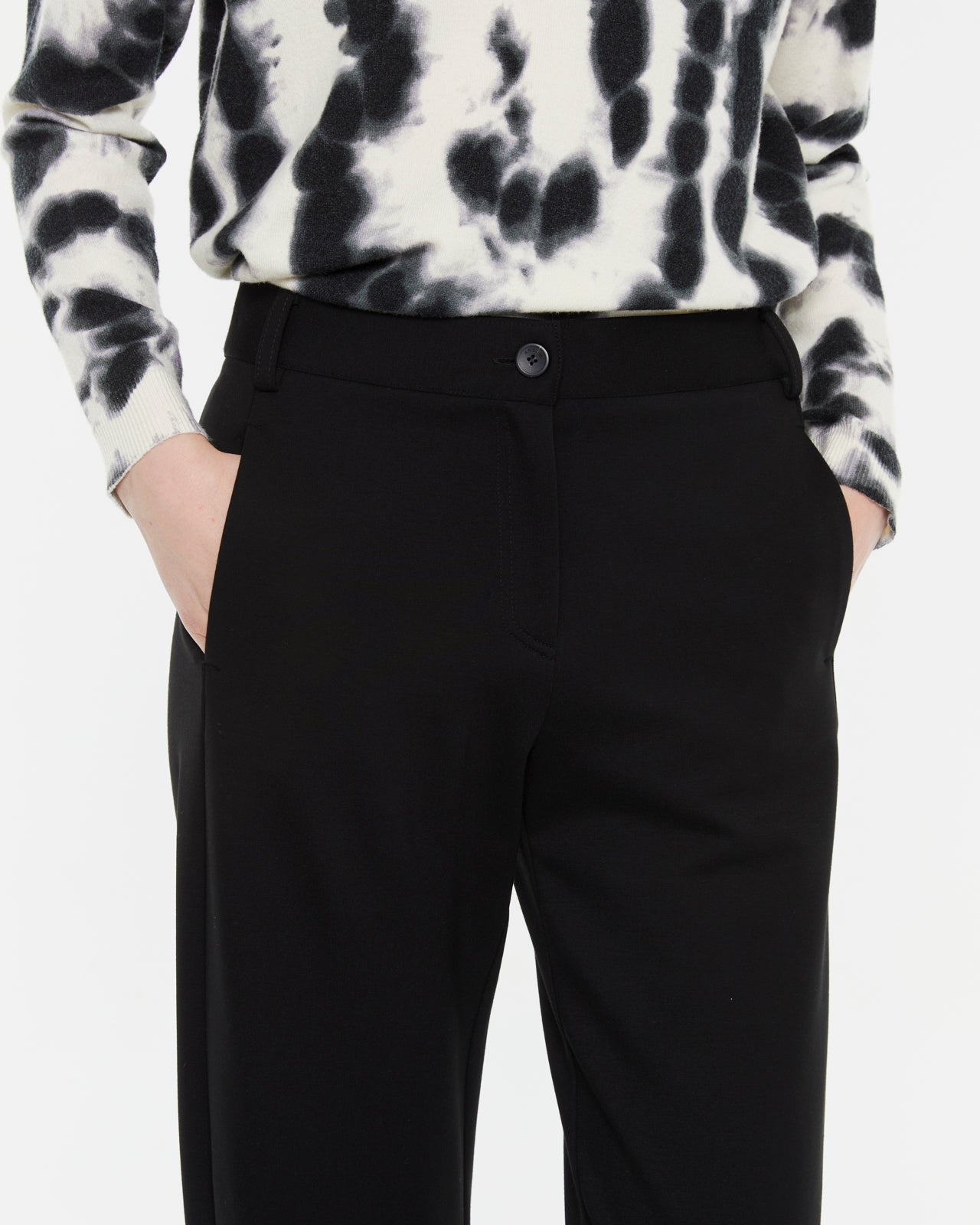 Karottenhose für Damen mit elastischem Bund