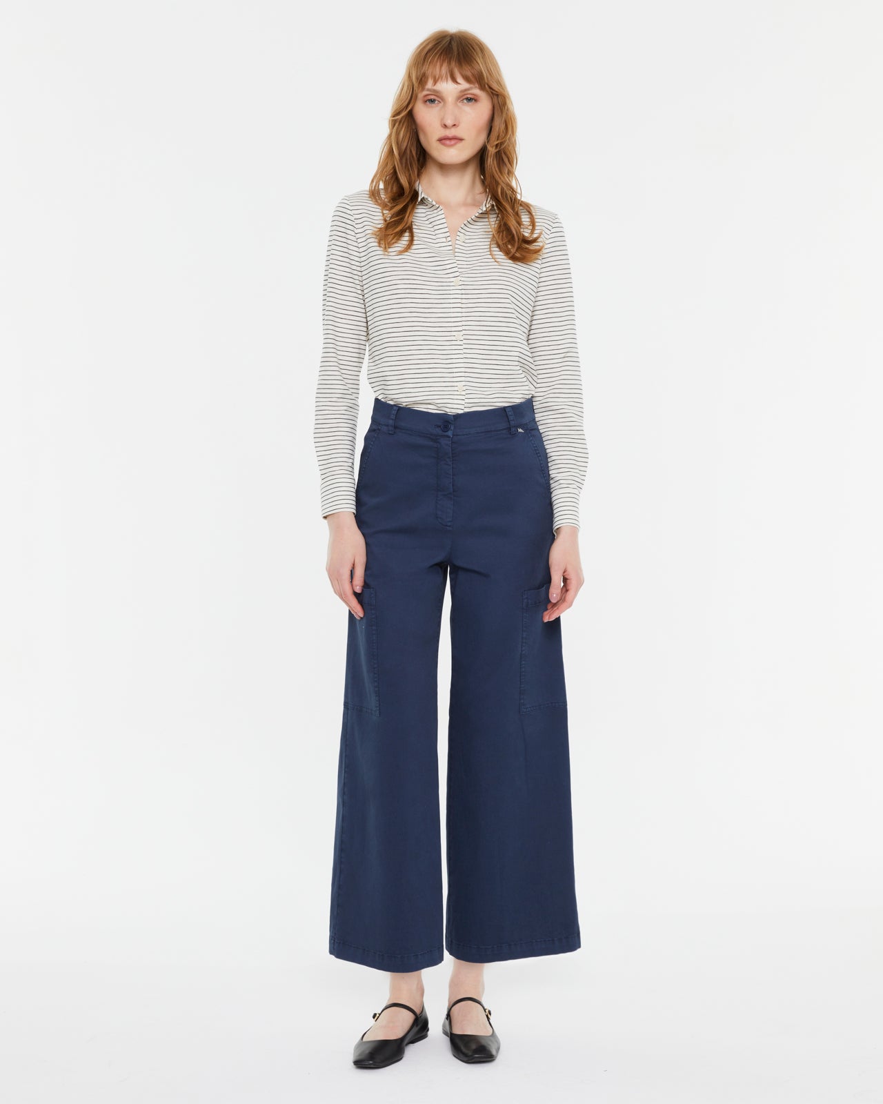 Pantalón de mujer cropped tipo cargo
