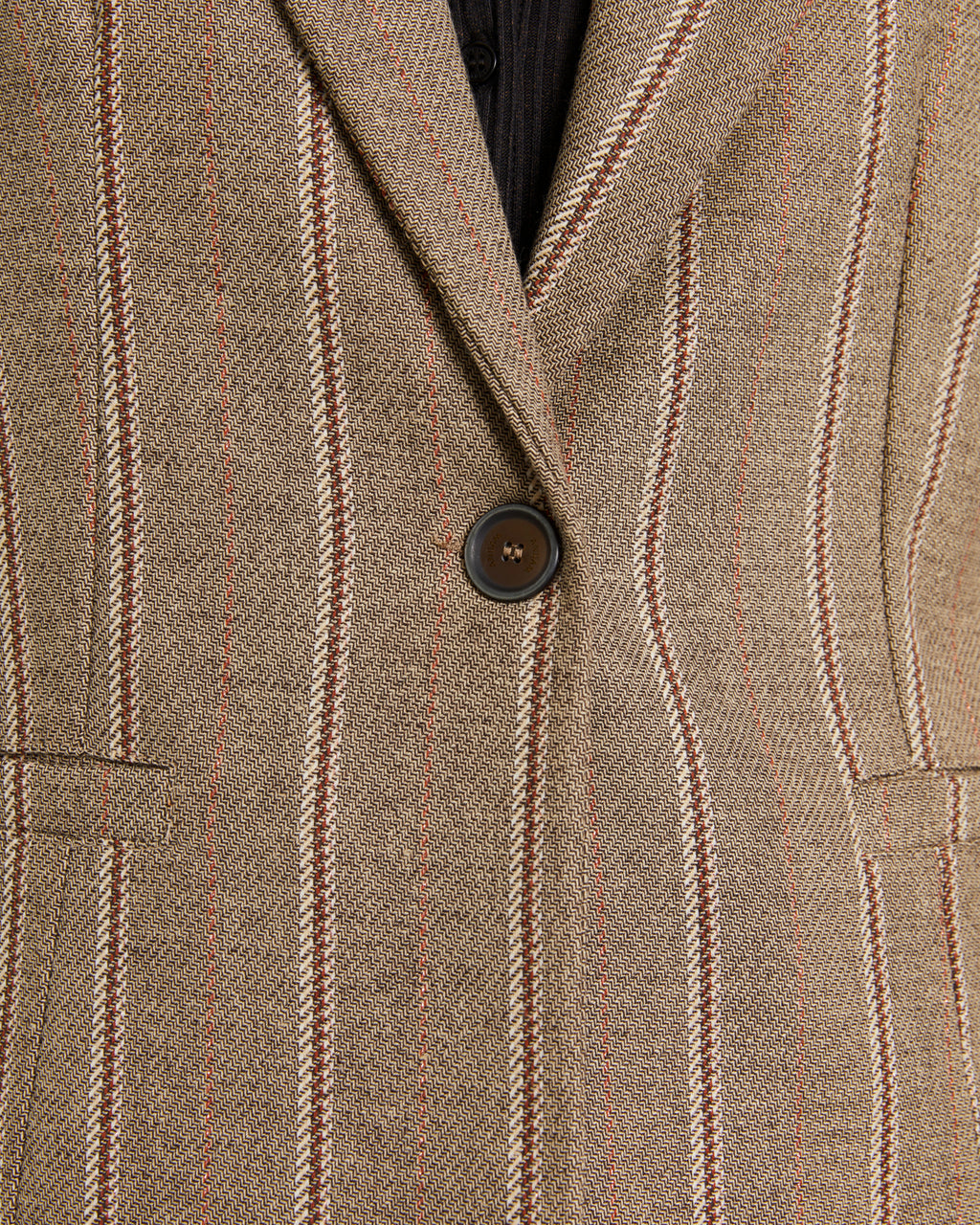 Blazer de mujer corta estampado raya diplomática