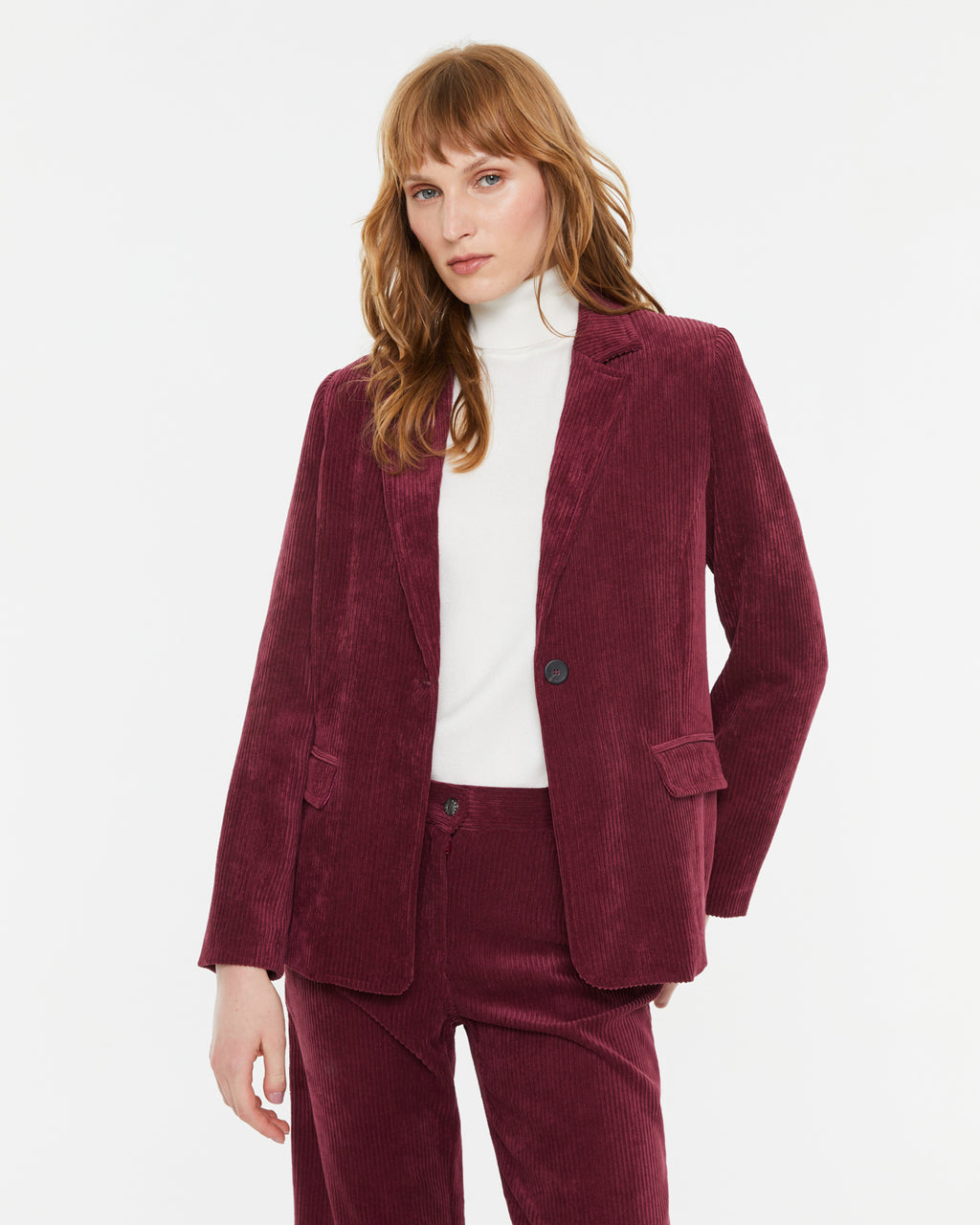 Blazer de mujer de pana forrada