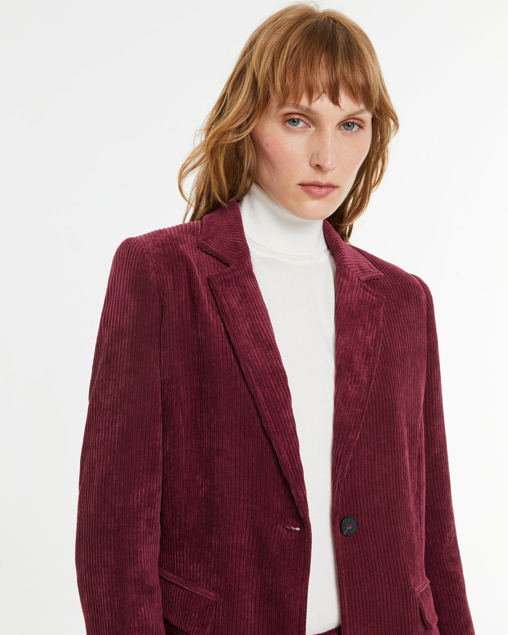 Blazer de mujer de pana forrada