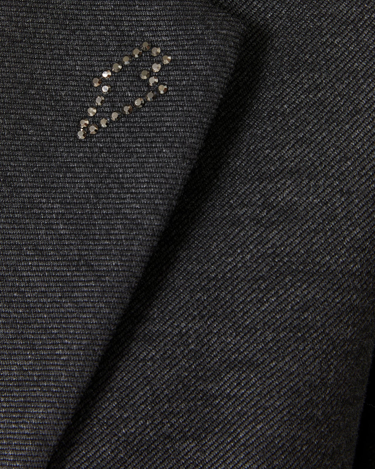 Women's blazer in lined plain knit