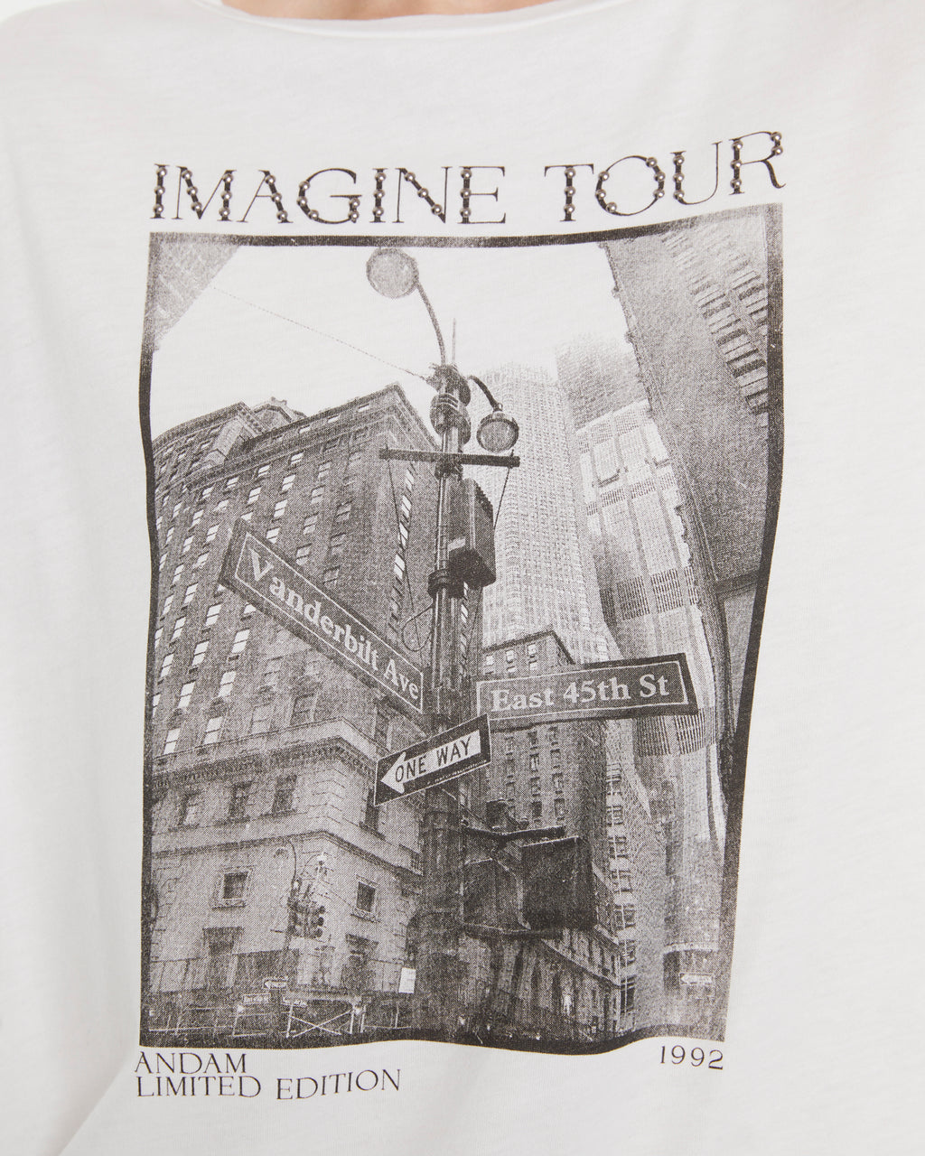 Camiseta mujer estampado frontal manga larga