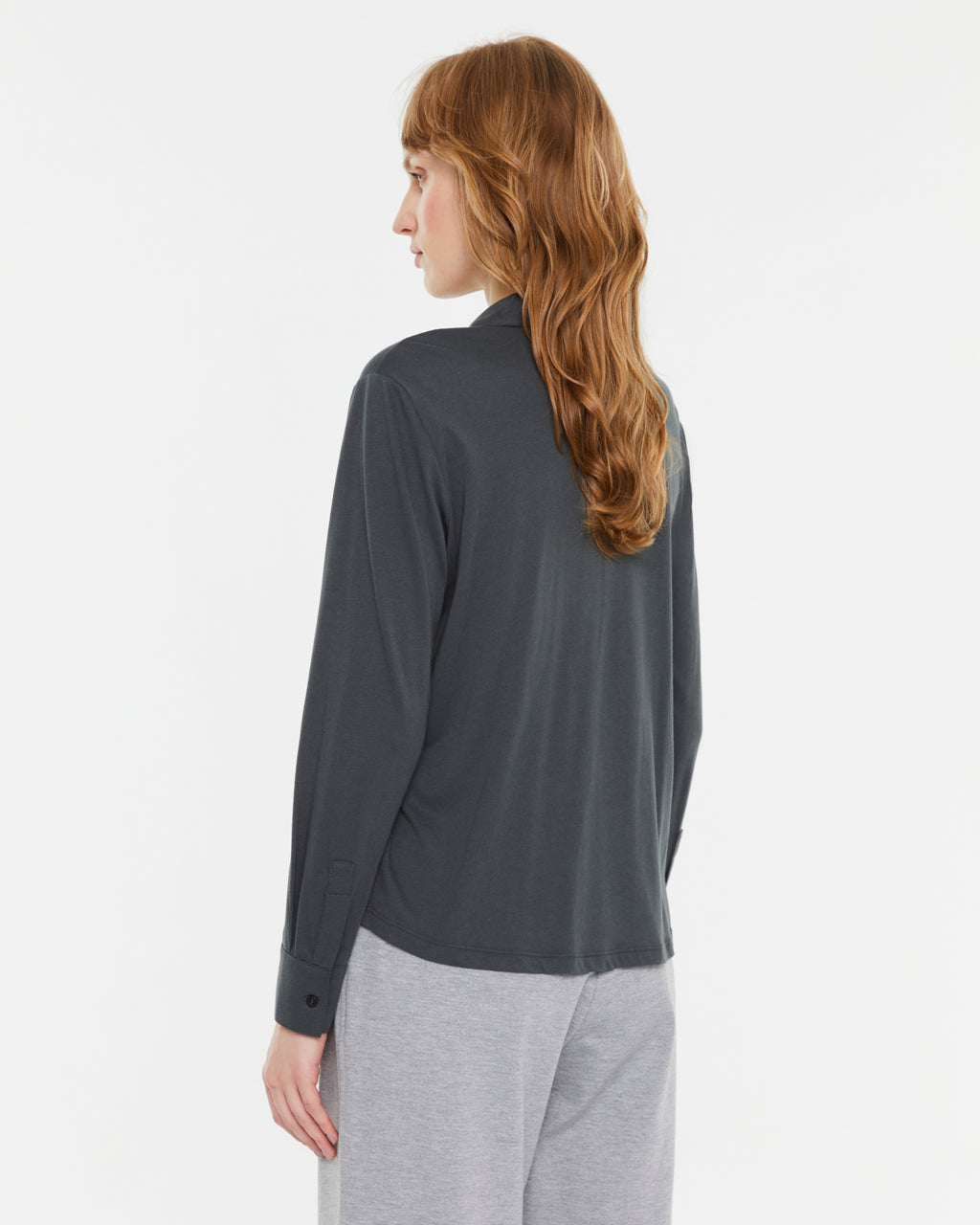 Camisa de mujer en punto liso