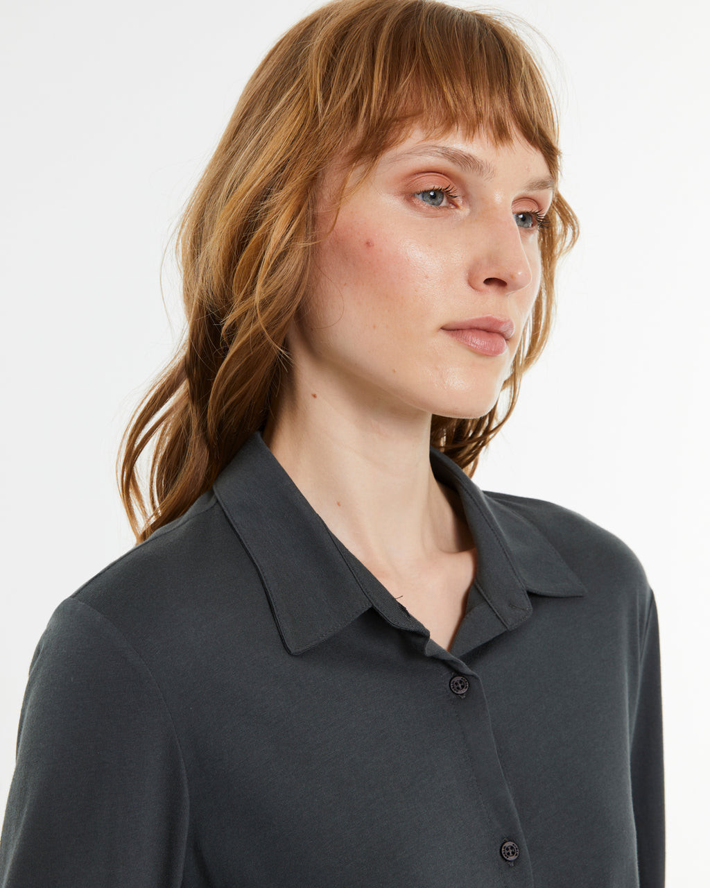 Camisa de mujer en punto liso