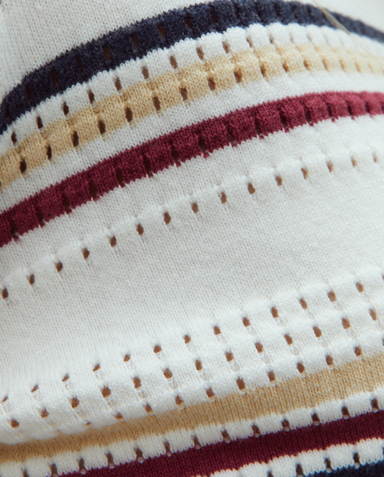 Jersey de mujer estampado rayas cuello redondo