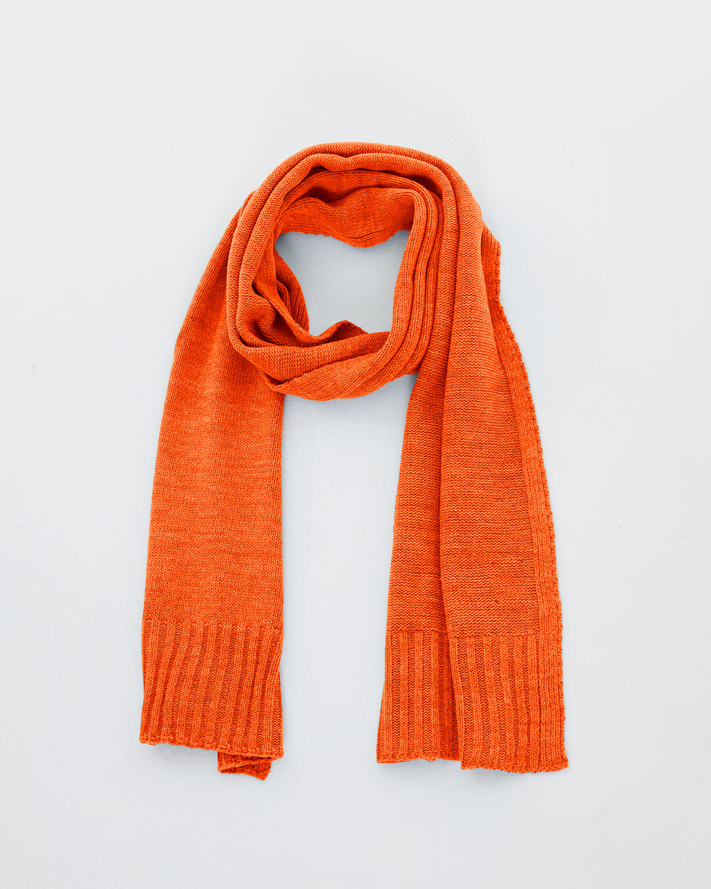 Plain knit scarf.