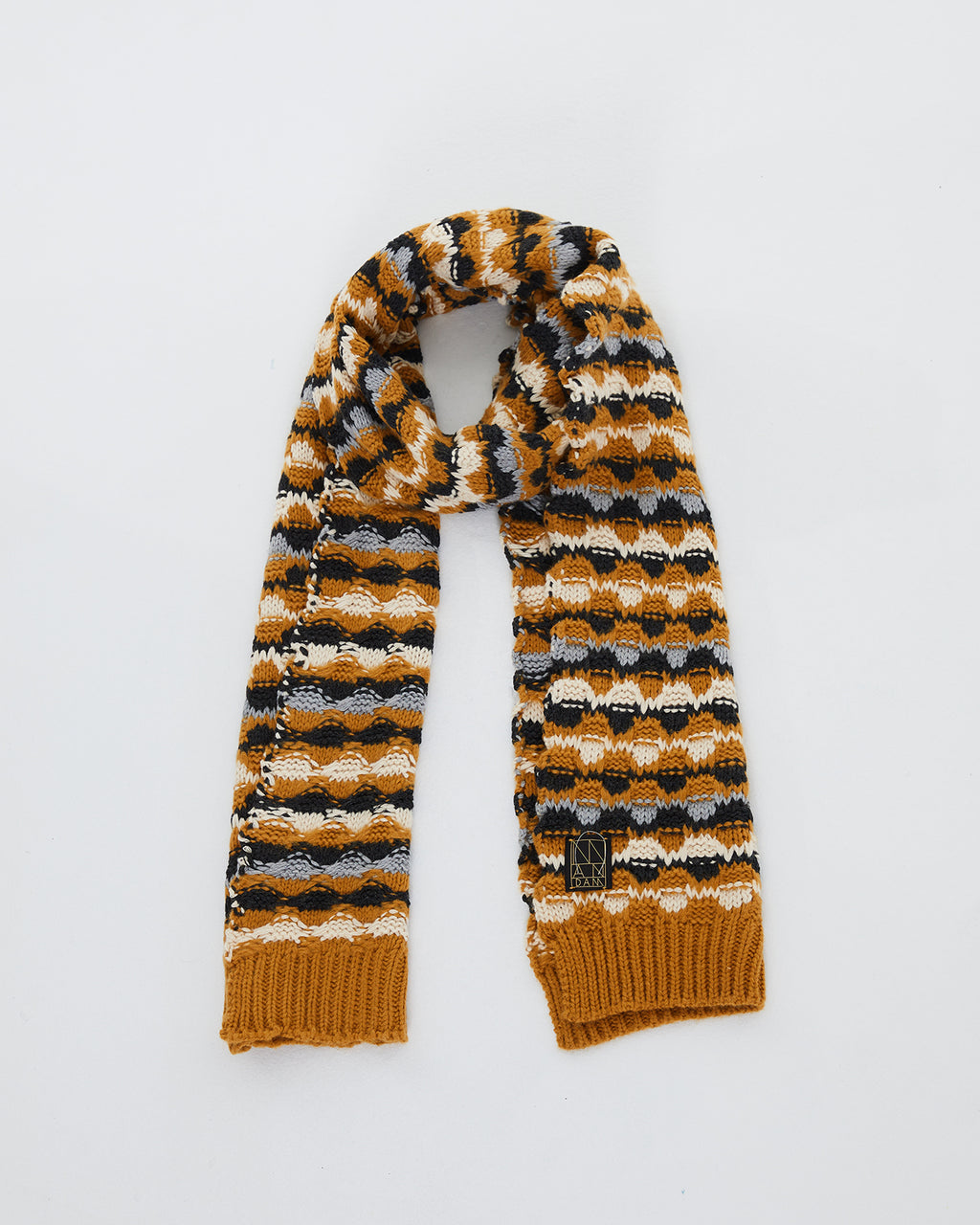 Women's knitted scarf.