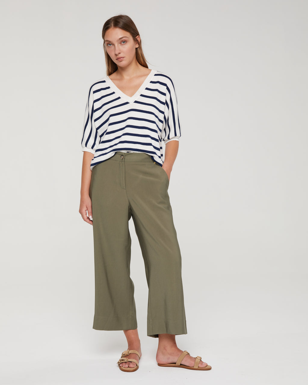 Women's palazzo pants.