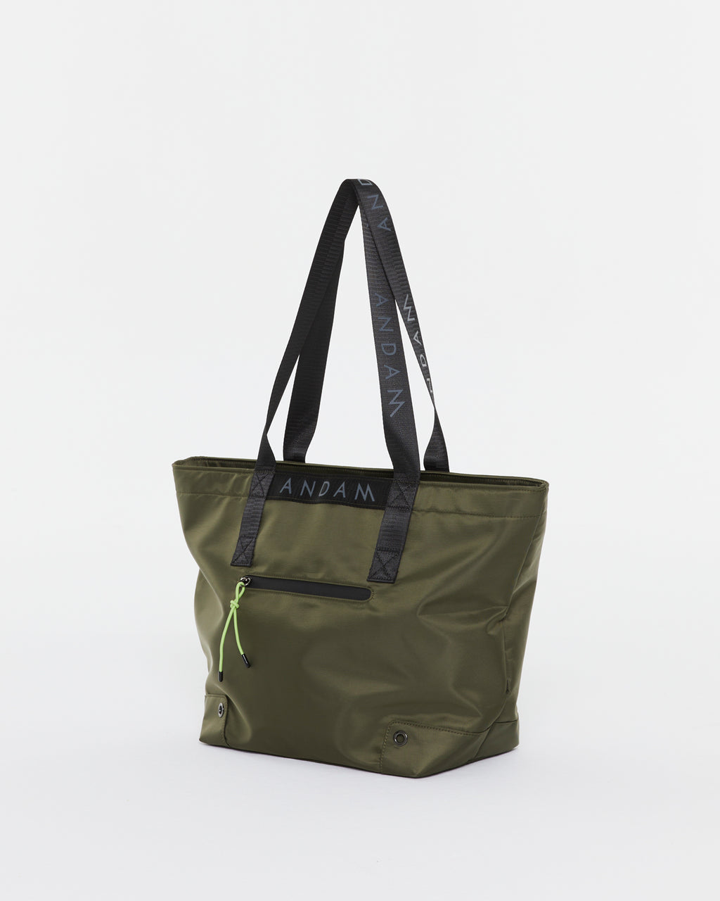 Bolso capazo de mujer de lona con cremallera