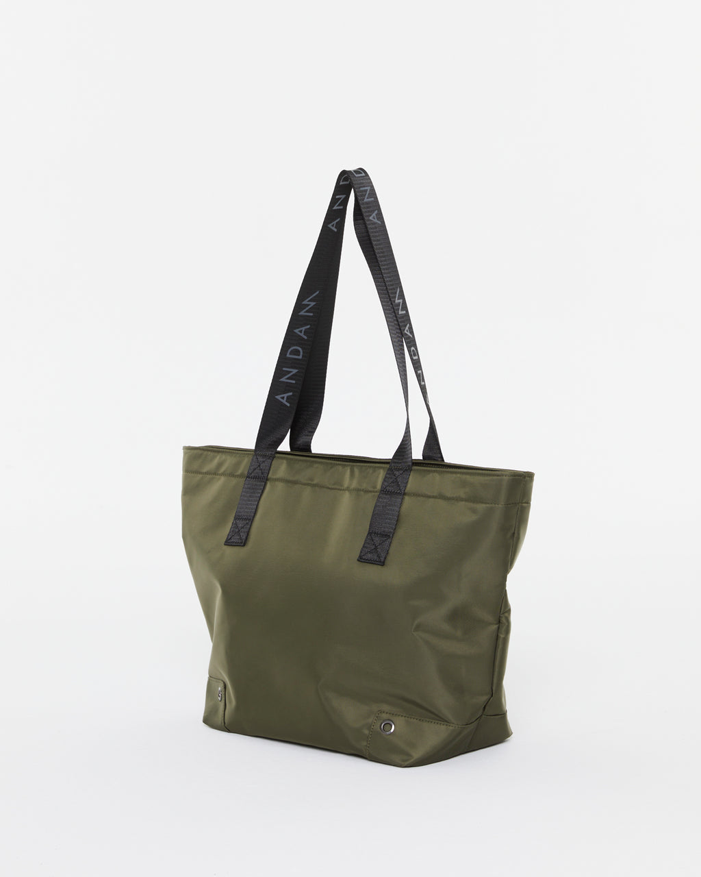 Bolso capazo de mujer de lona con cremallera