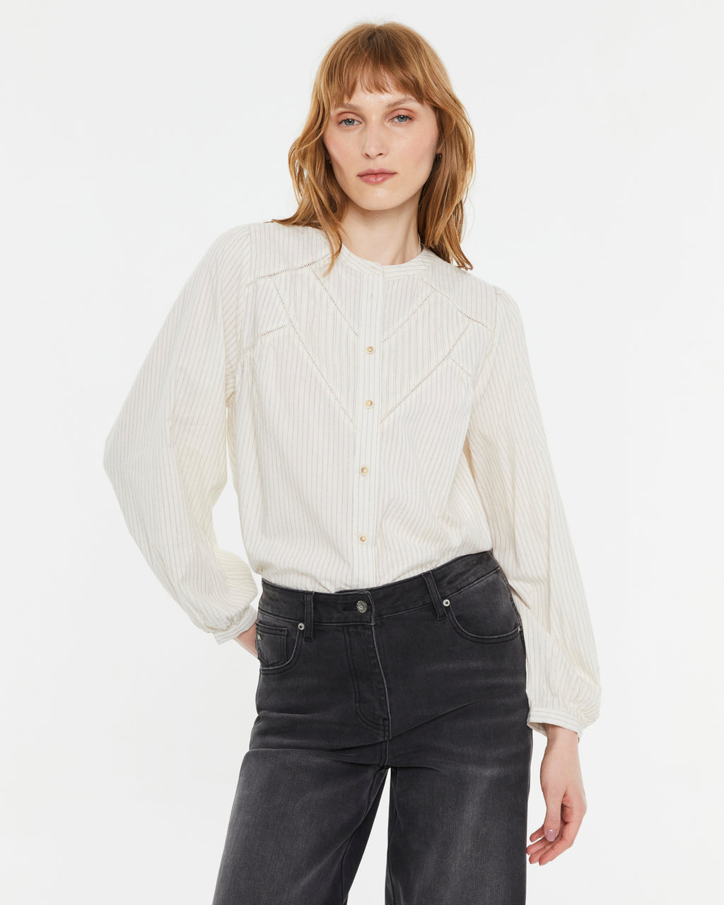 Camisa de mujer estampado de rayas