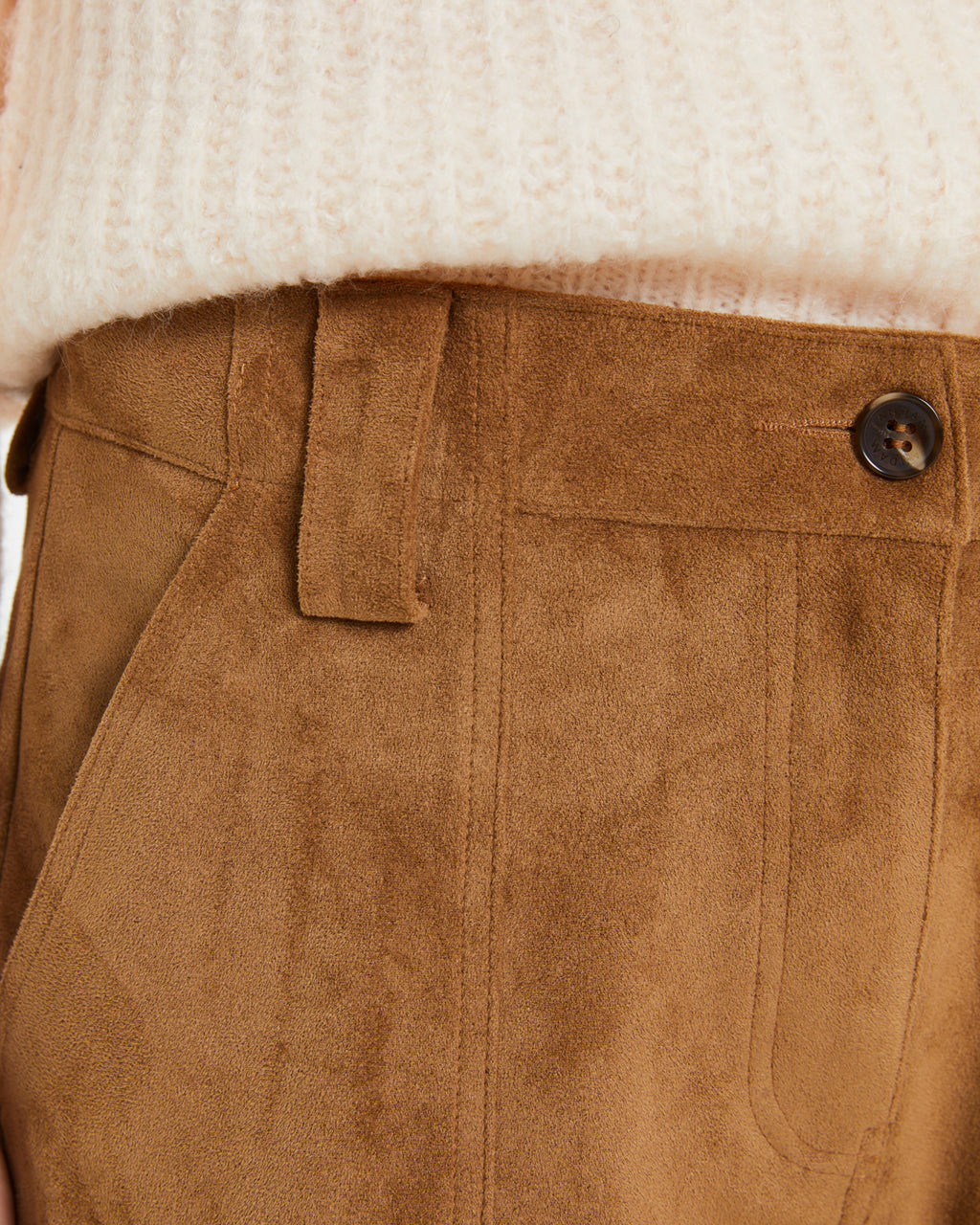 Pantalón ancho de mujer tobillero ante ecológico
