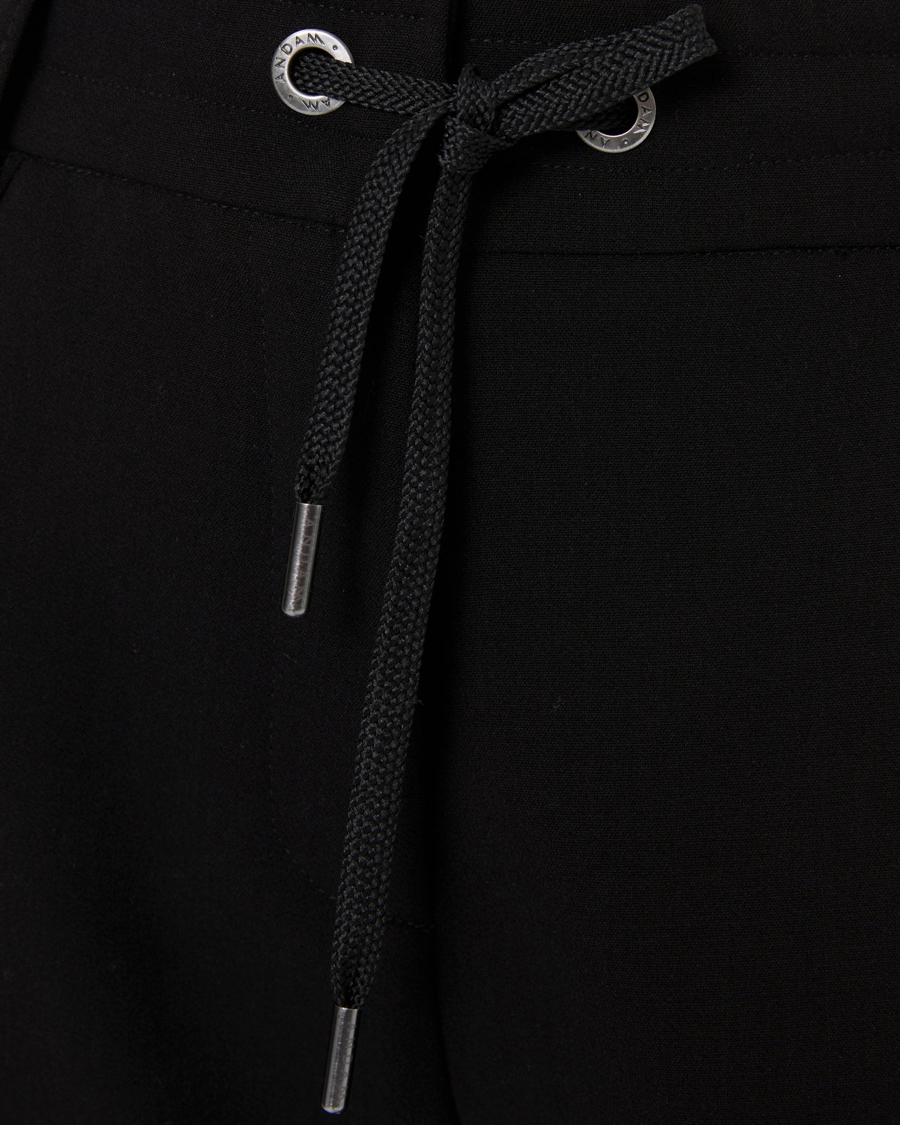 Pantalón ancho de mujer tiro alto cintura elástica