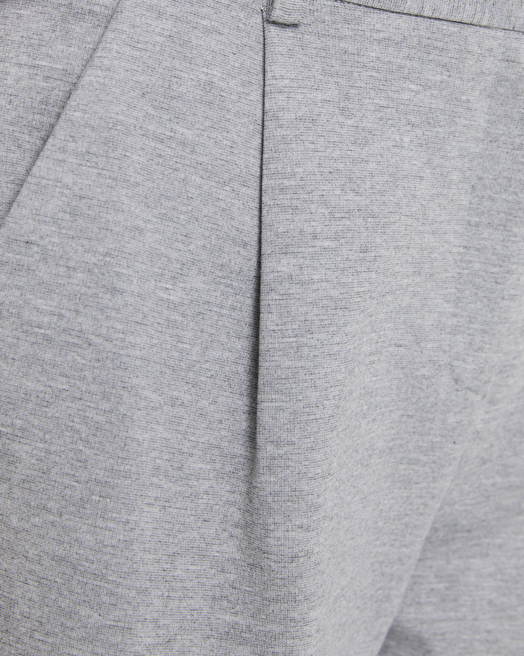 Pantalón ancho de mujer de punto con pinzas