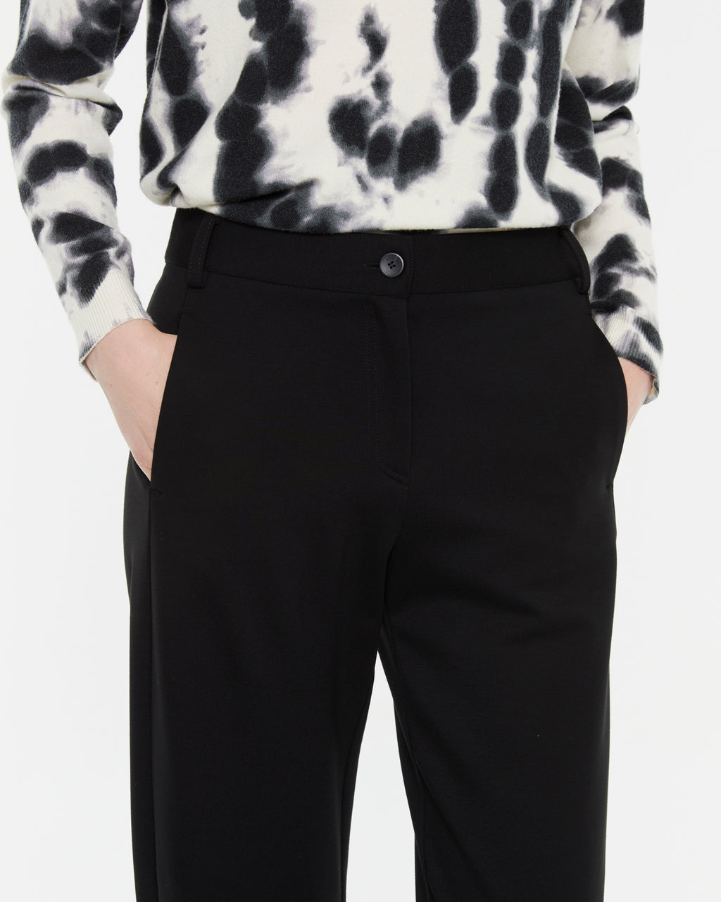 Karottenhose für Damen mit elastischem Bund