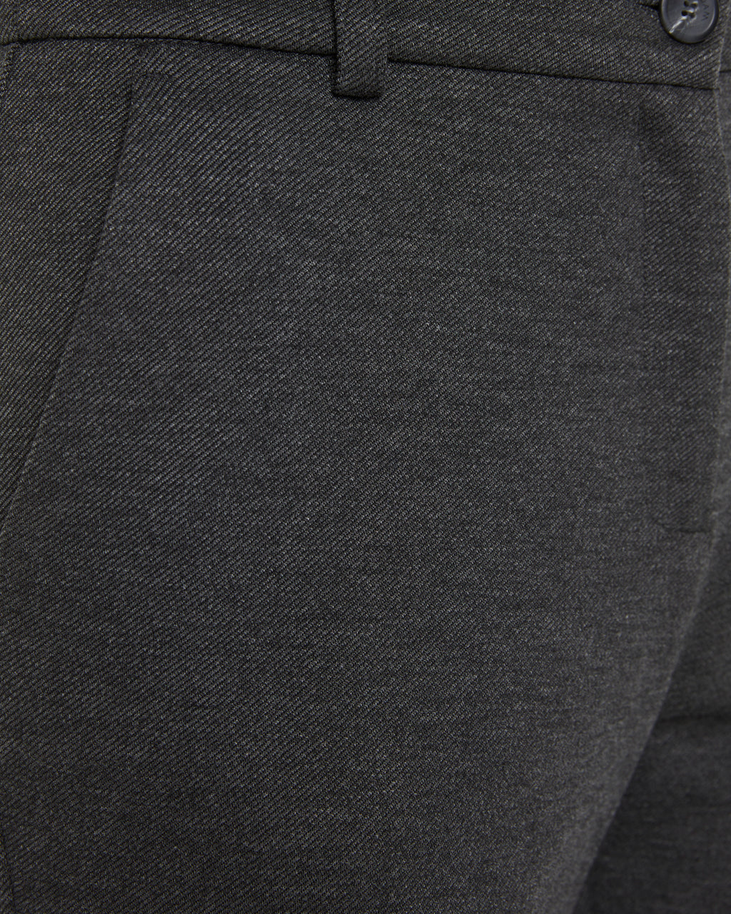 Schlaghose aus glattem Strick mit hoher Taille für Damen