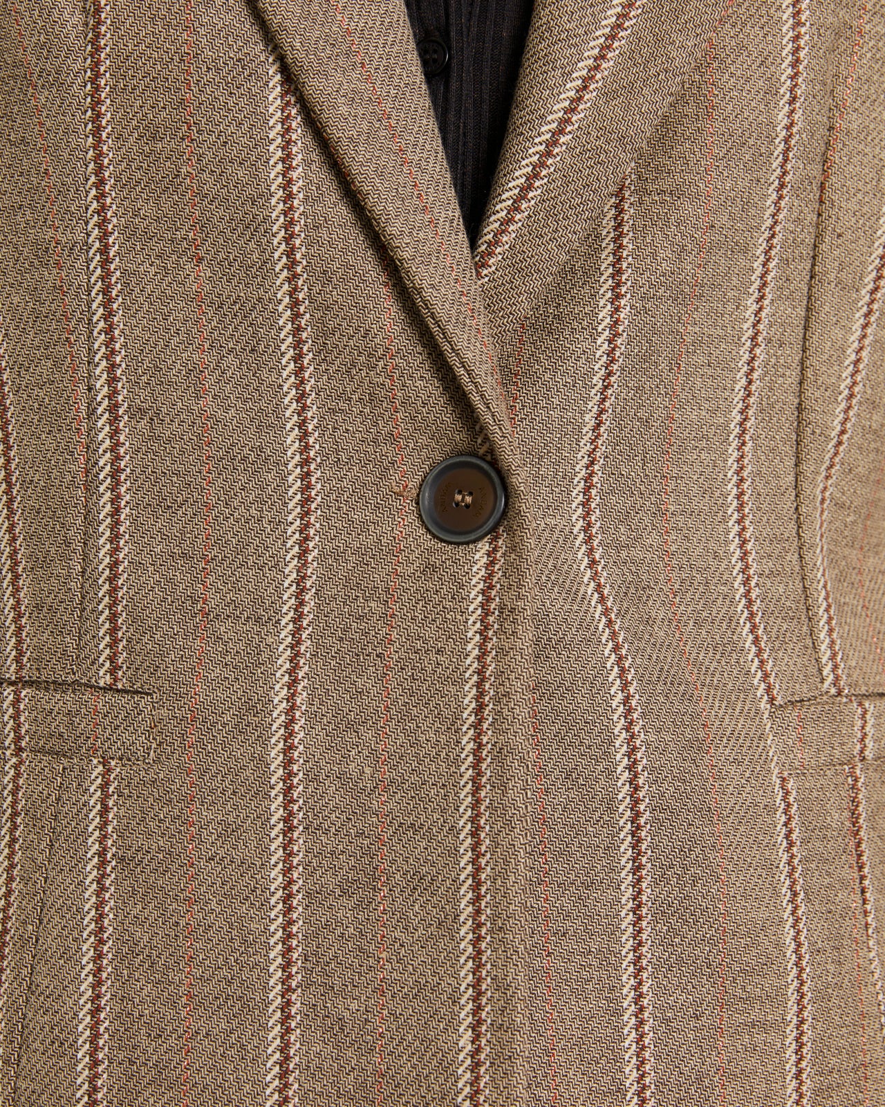 Blazer de mujer corta estampado raya diplomática