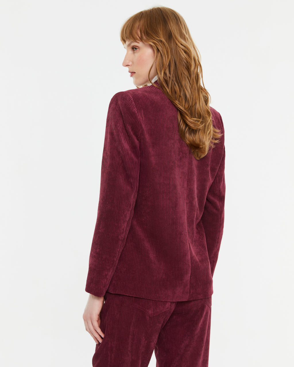 Blazer de mujer de pana forrada