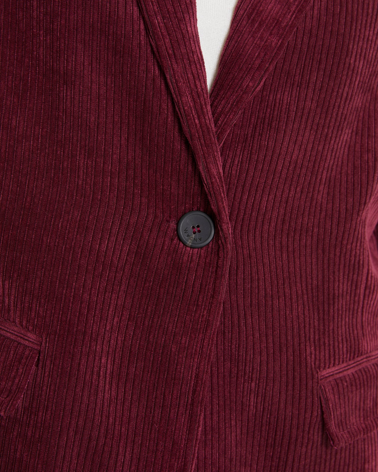 Blazer de mujer de pana forrada