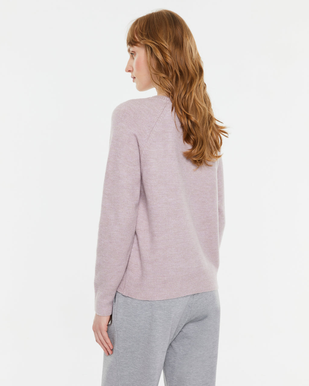 Jersey de mujer cuello redondo manga ranglán