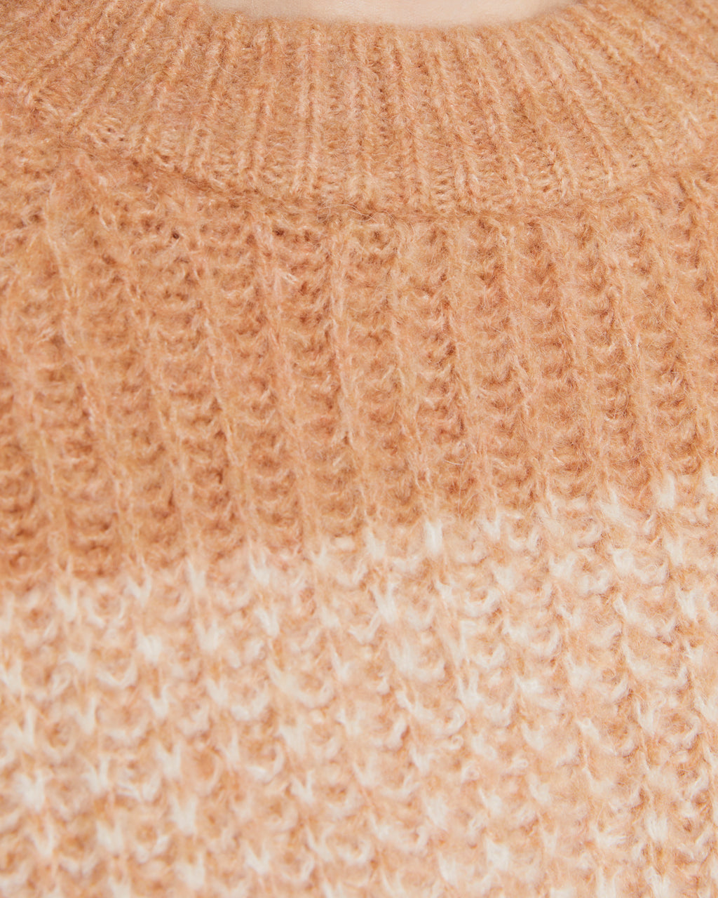 Jersey de mujer bicolor escote redondo