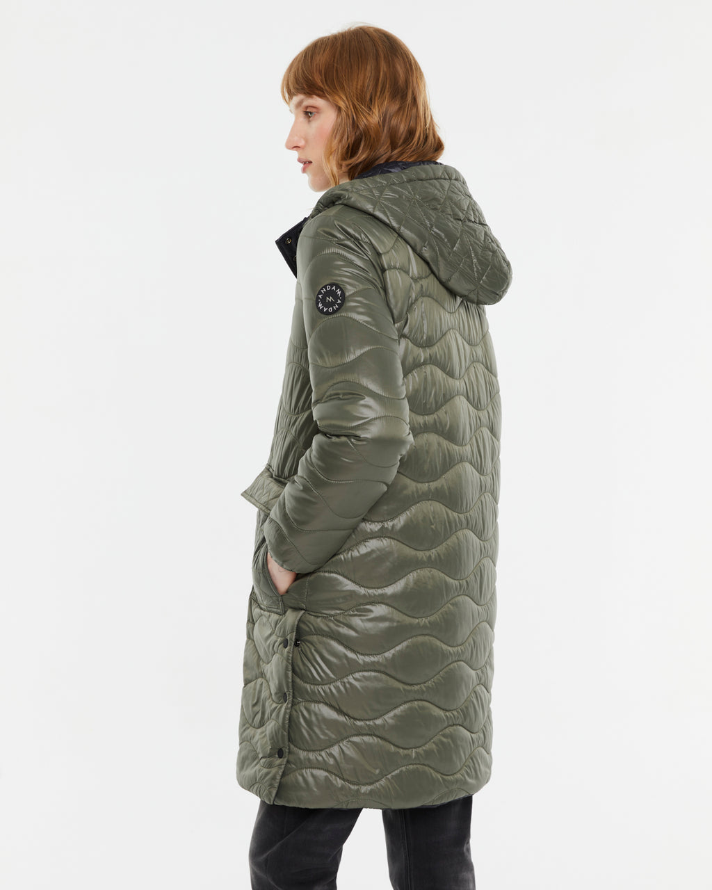 Parka reversible de mujer con capucha