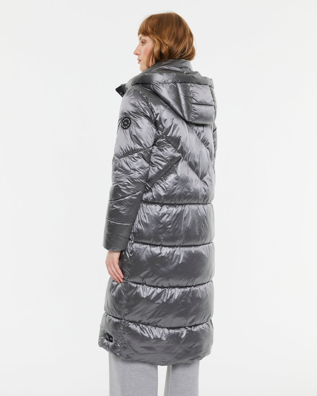 Parka larga de mujer acolchada