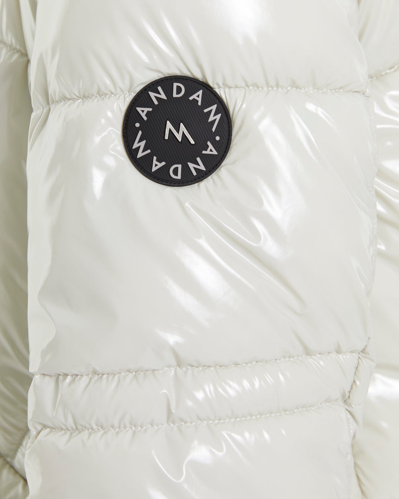 Parka de mujer acolchada satinada
