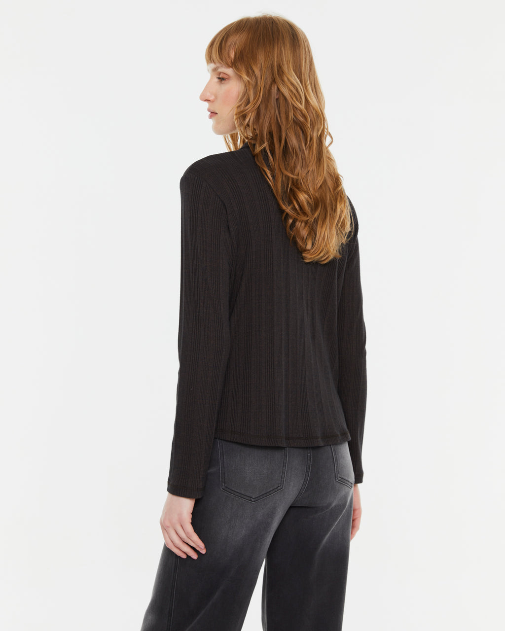 Camisa de mujer en punto canalé