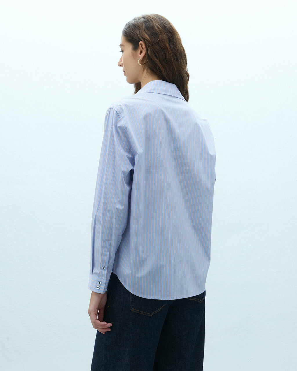 Camisa de mujer estampado rayas manga larga