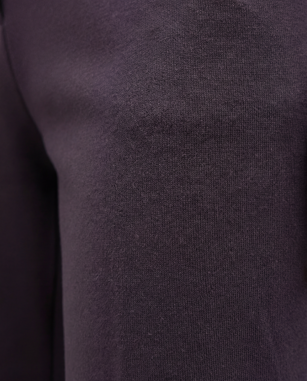 Pantalón recto de mujer punto liso cintura elástica