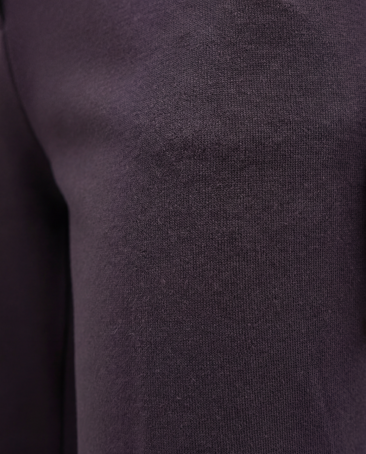 Pantalón recto de mujer punto liso cintura elástica