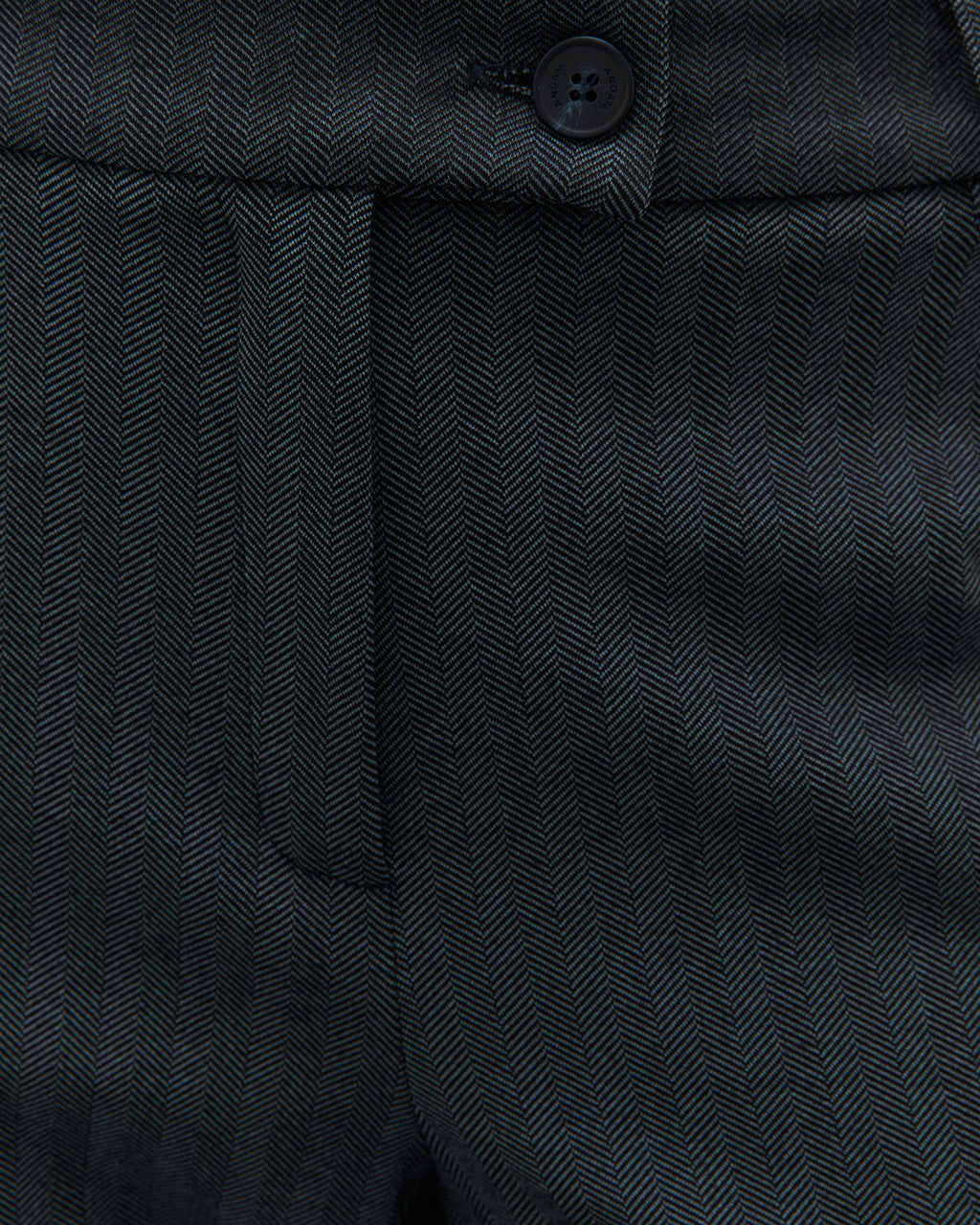 Pantalón recto de mujer de punto cintura elástica