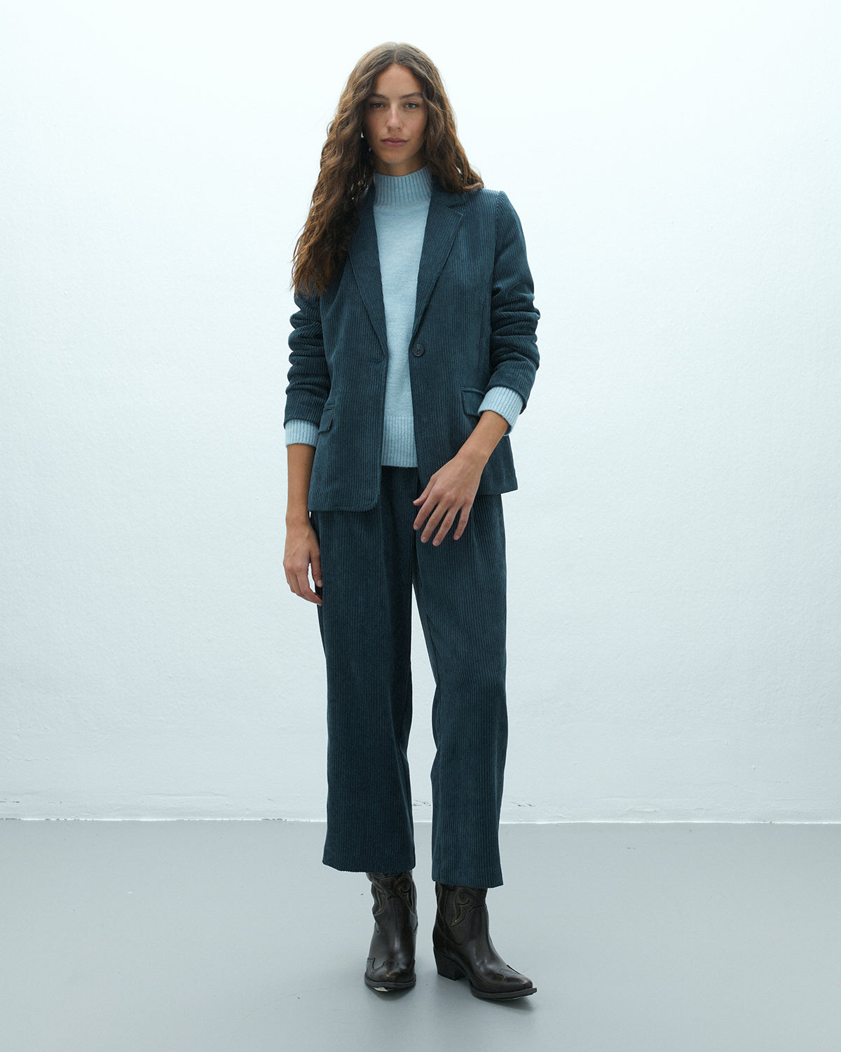 Blazer de mujer de pana forrada