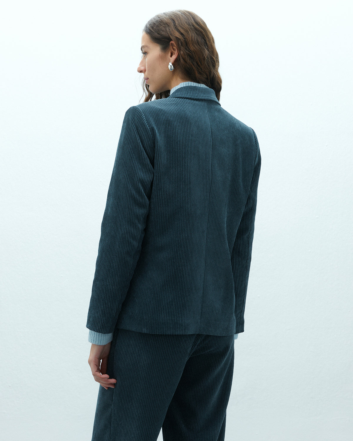 Blazer de mujer de pana forrada