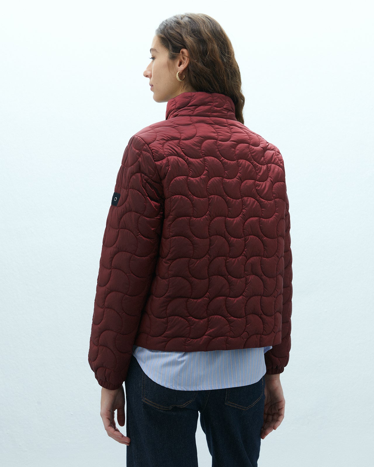 Parka corta de mujer ligera