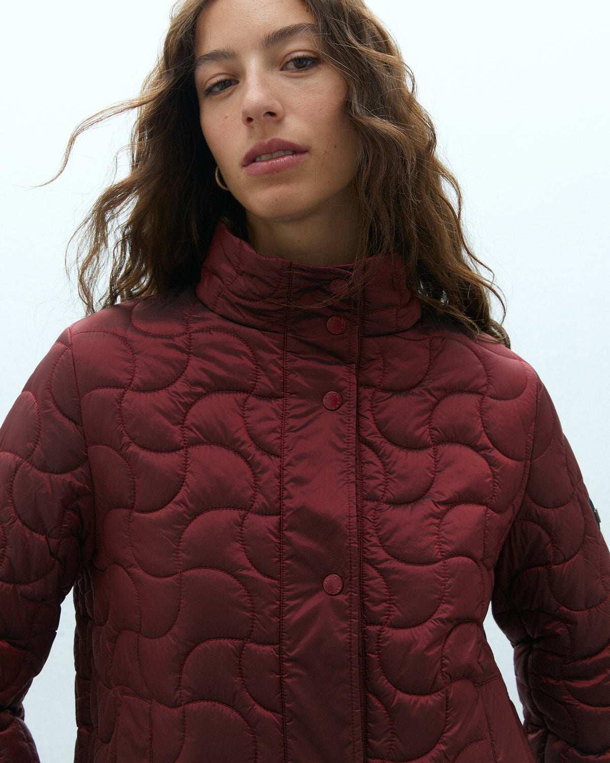 Parka corta de mujer ligera