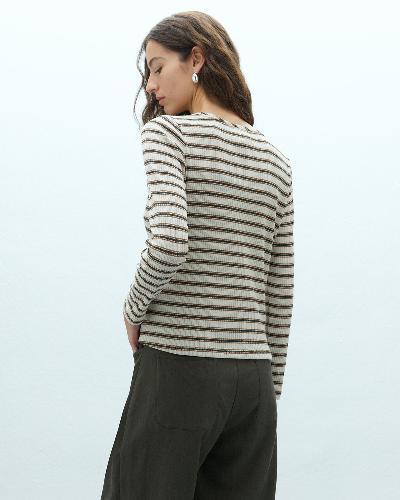 Camiseta de mujer estampado rayas