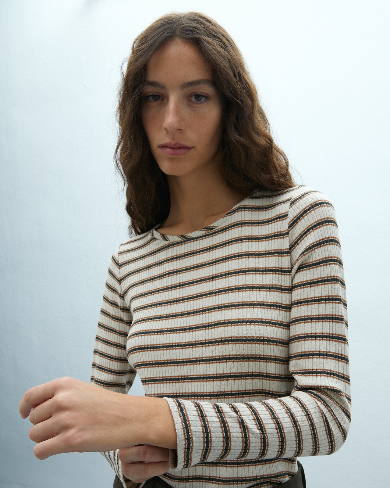 Camiseta de mujer estampado rayas