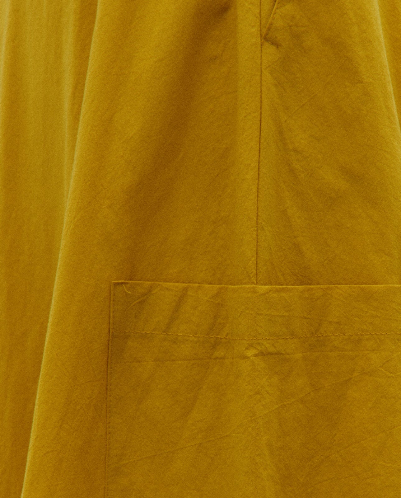 Falda midi de  popelin cintura elástica