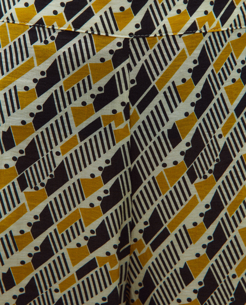 Pantalón de mujer ancho estampado cintura elástica