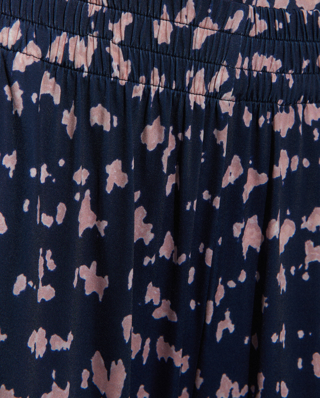 Pantalón ancho de mujer en punto cintura elástica