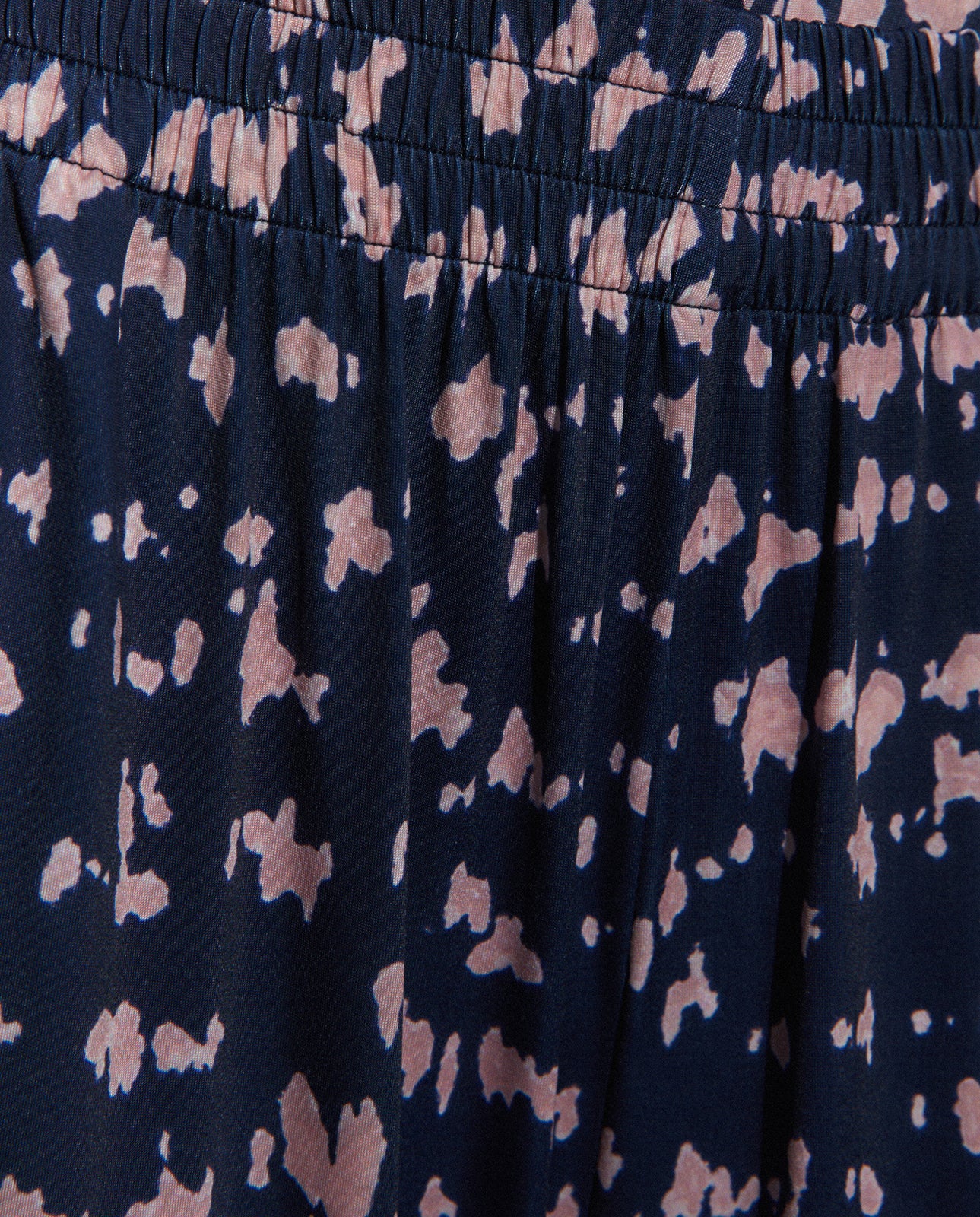 Pantalón ancho de mujer en punto cintura elástica