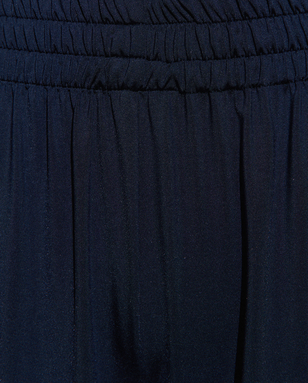 Pantalón ancho de mujer punto satinado cintura elástica