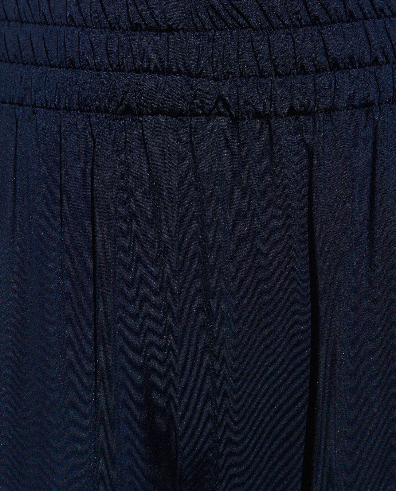 Pantalón ancho de mujer punto satinado cintura elástica