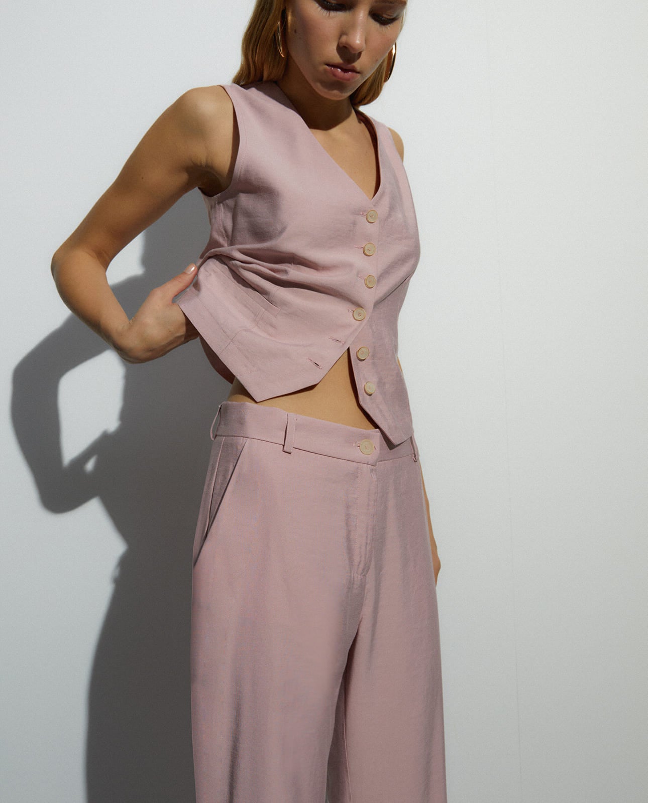 Pantalón de mujer efecto campana