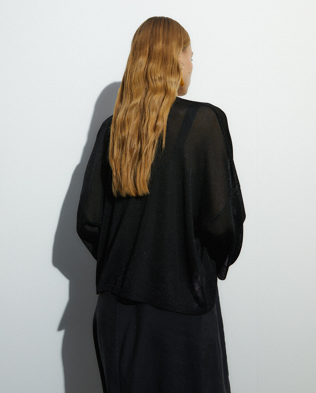 Cárdigan de mujer manga francesa ancha